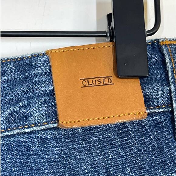 NEW CLOSED Pedal Pusher Historic Indigo Mom Fit Jeans Size 44 (27) High Waist - Picture 11 of 11